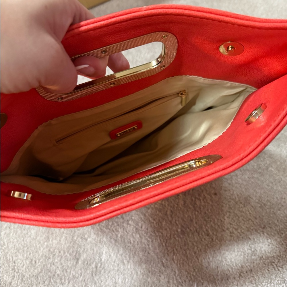 Chic Coral Clutch Bag - Picture 3 of 3